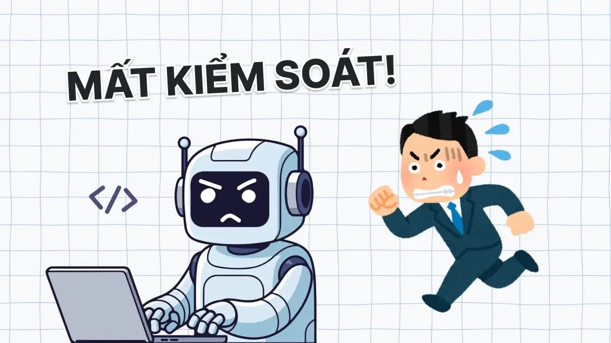 Nghịch lý lập trình bằng A.I: Nhanh hơn – Nhưng mất kiểm soát?